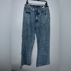 SHEIN Men's Relaxed Denim Jeans - Light Blue